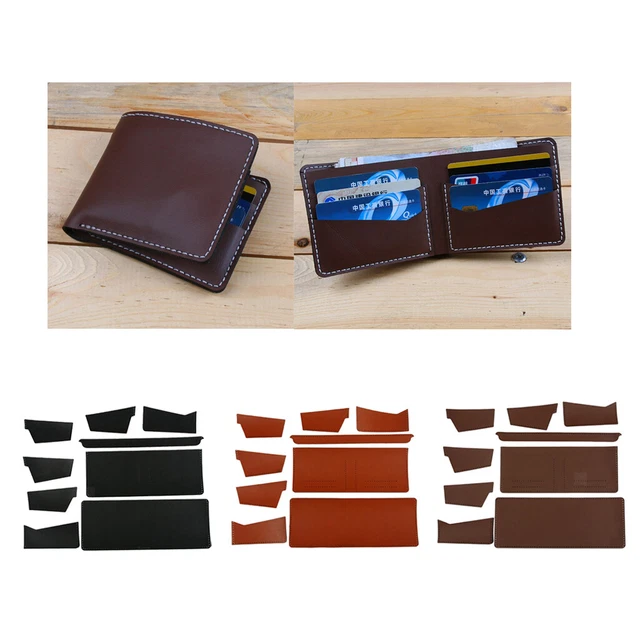 Kits de carteras hágalo usted mismo para principiantes. Accesorios hechos a mano para carteras