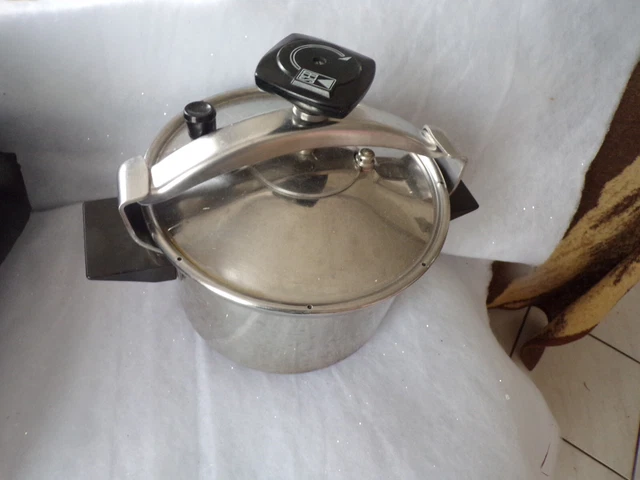 Cocotte-minute SEB Super Cocotte Aluminium 10 Litres – Vintage Années 70, état Fonctionnel