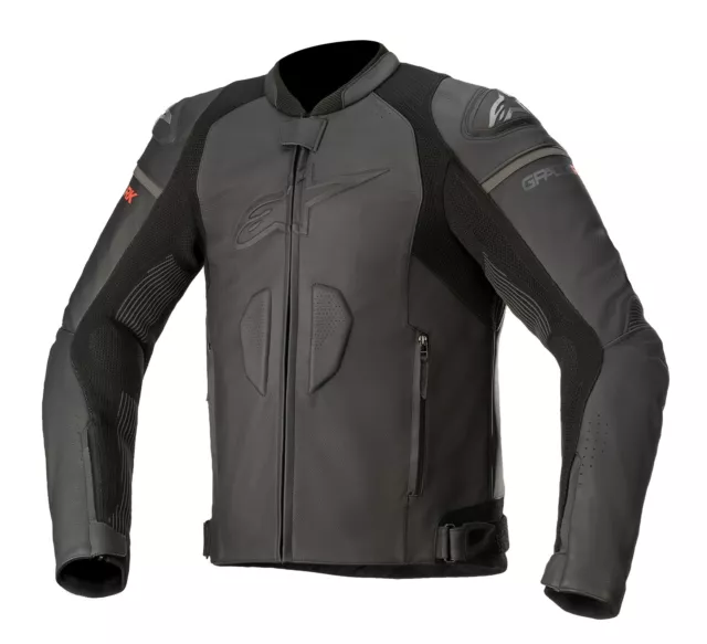 Alpinestars GP Plus R V3 Rideknit Jacket Gr. 50 Lederjacke Motorradjacke schwarz