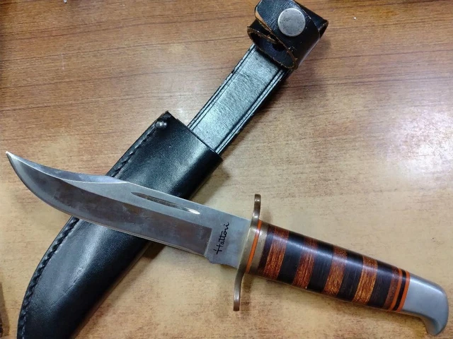 Seki Hattori Knife w/ Sheath Rare Japan free shipping