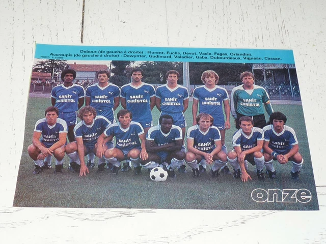 POSTER MARSEILLE OM 1989 Papin Cantona Huard Sauzee Di Meco Pele Vercruysse Thys EUR 3,00 - FR
