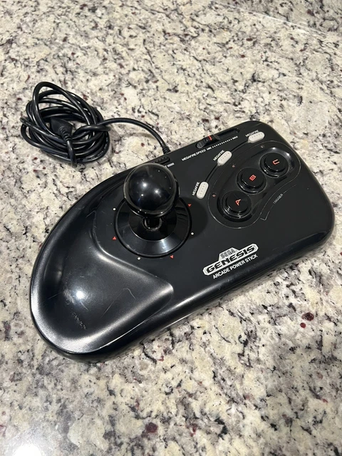 Sega Genesis Arcade Power Stick Joystick Controller Model 1655 Tested & Working