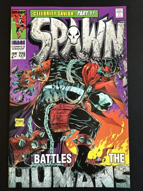 Spawn #229 Hulk Annual 1 Homage Image 1st Print Mcfarlane 1992 Series VF/NM