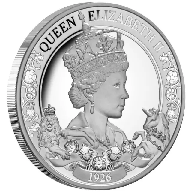 Silbermünze Queen Elizabeth II. 2021 - Niue - 95. Geburtstag - 1 Oz PP