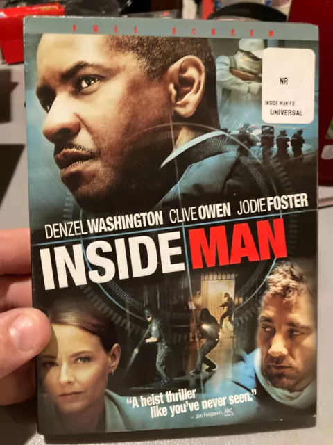 Inside Man (DVD, 2006, Full Frame) NEW SEALED WITH SLIP COVER