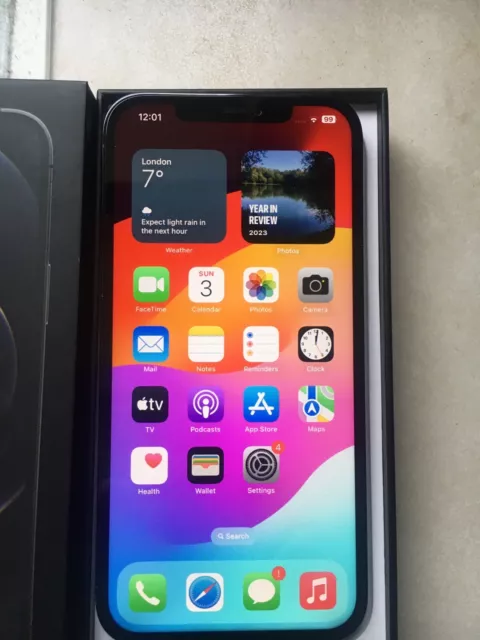 Apple iPhone 12 Pro Max - 256GB - Pacific Blue Near Mint