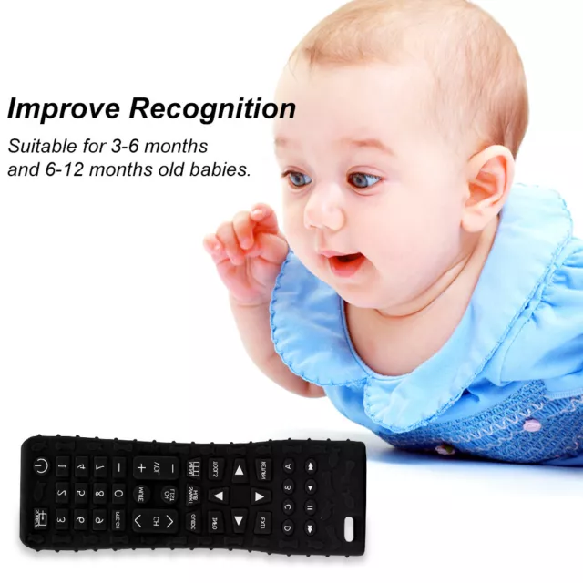 Baby Pacifier BPA Free Chewing Toy Soft Black for Dental Care for Newborn Infant