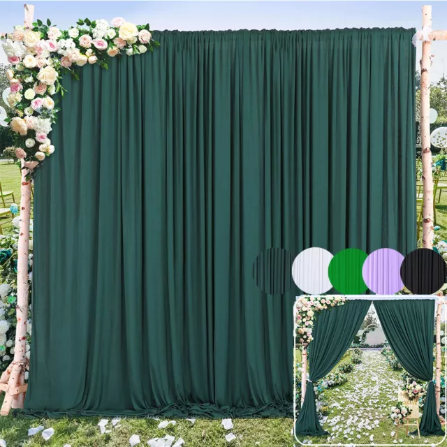 Wedding Backdrop Curtains Party Curtains Panels Thick Background Drapes Decor