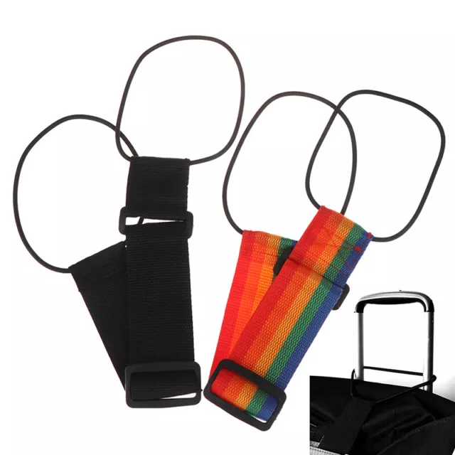 Add a bag strap travel luggage suitcase adjustable belt straps color random J*AU