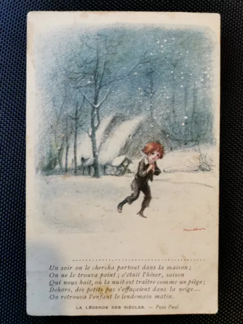 CPA La Légende des Siècles - Petit Paul - Illustrateur Poulbot