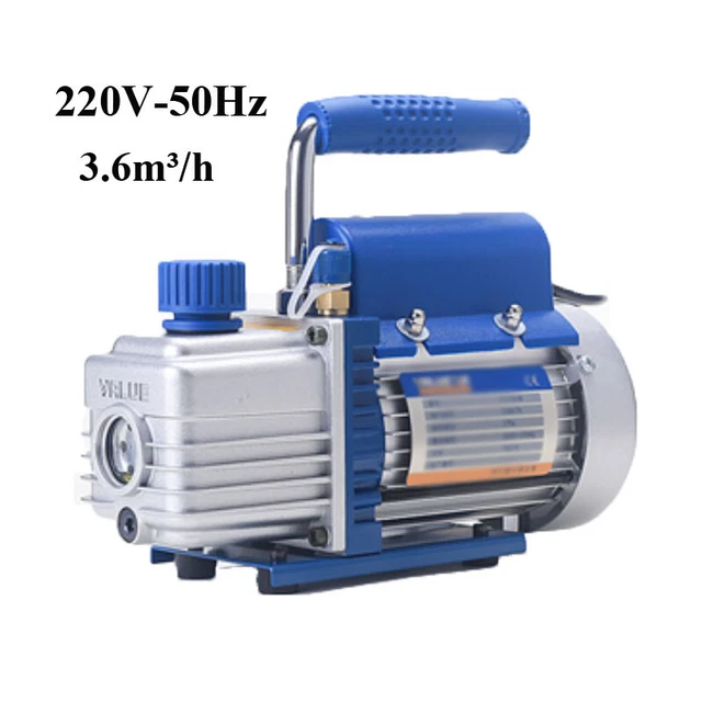 3.6m ³/ h Single Stage Rotary Vane Vacuum Pump Air-conditioned Refrigerator 150W