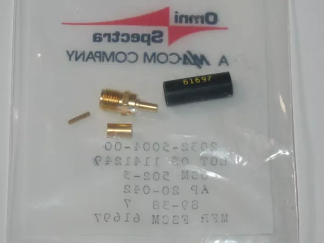 New! 2032-5004-00 Gold Sma Straight Jack Rf Connector