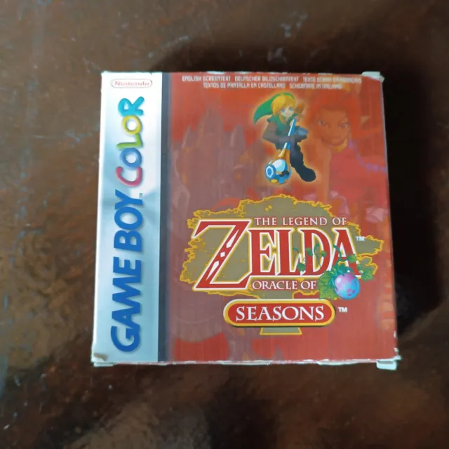 The Legend Of Zelda Oracle Of Seasons Nintendo Game Boy Color España Original