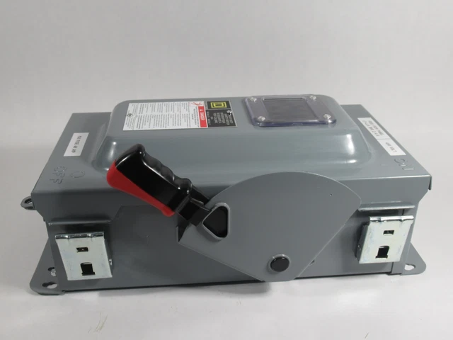Square D CH362AWK Heavy Duty Disconnect Switch Fusible 60A 600V USED