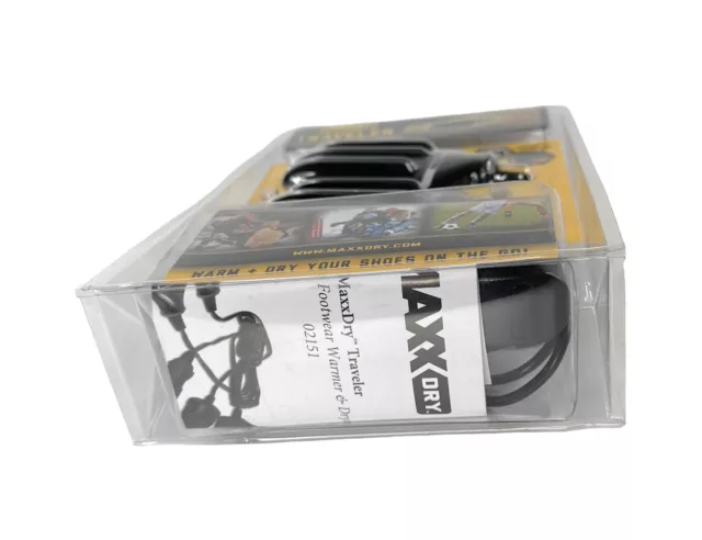 MaxxDry VT TRAVELLER Portable Boot / Shoe Warmer / Dryer NEW, Sealed! 2
