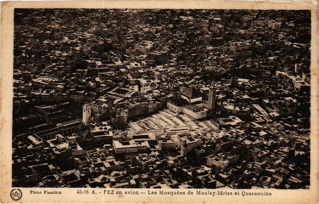 CPA AK MAROC FEZ - Les Mosquées de oulay IDRISS et Quaraouine (219306)