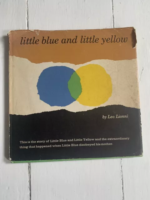 Little Blue And Little Yellow Leo Lionni 1962 Book Rare