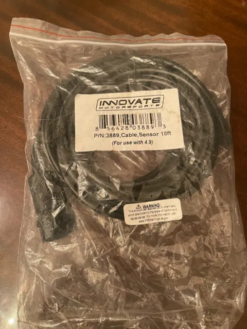 Innovate Motorsports 3828 18 foot Extension O2 Sensor Cable for LM-2