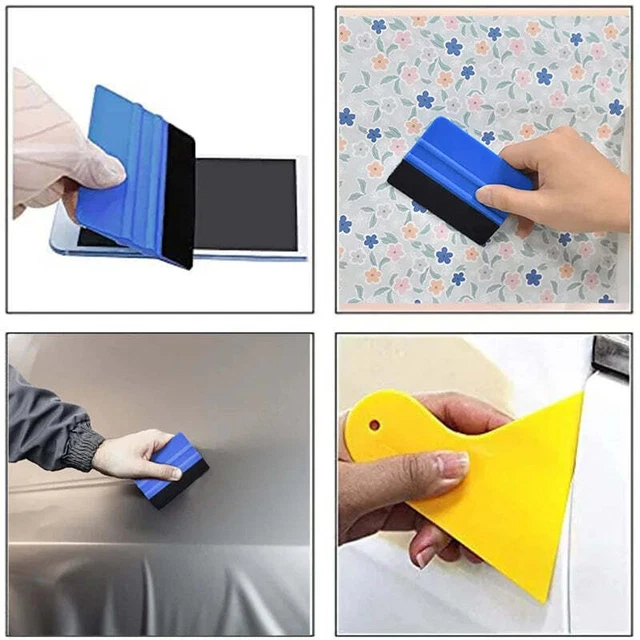 thumbnail image 2 of Car Wrapping Tools Vinyl Kit - Includes Cut Tape, Film Tucking Tool, Felt Squeegee & Scraper 2 of 4
