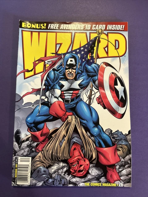Wizard Comics Magazine Vol 1 No 76 Dec 1997 Avengers Top Cow Marvel Sin City