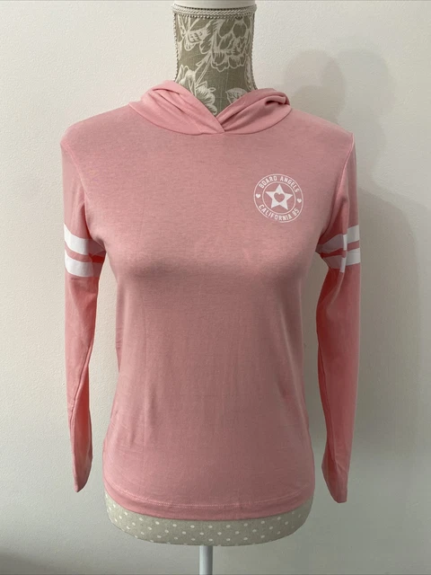 Felpa con cappuccio rosa Board Angels bambina taglia 11-12 anni nuova con etichette