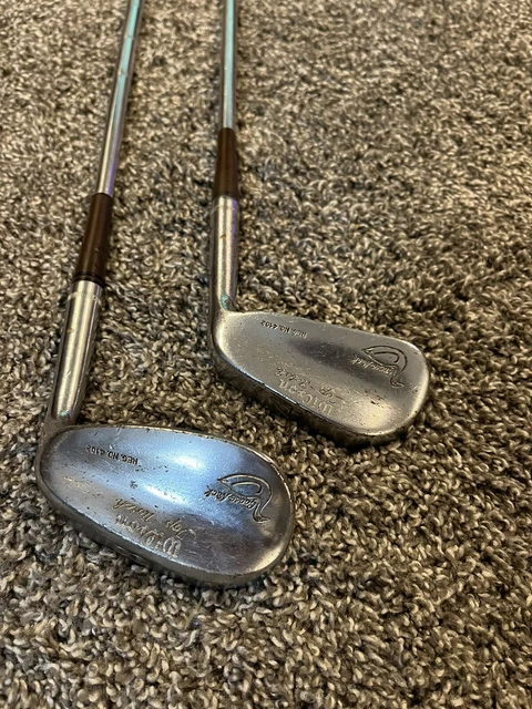 Vintage Wilson Top-Notch Goose-Neck # 4 & 8 Iron True Temper Dynamic Steel Shaft