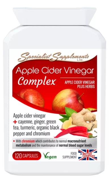 Apple Cider Vinegar Complex x 120 Capsules; Specialist Supplements