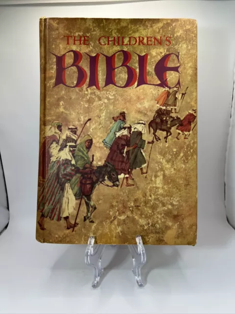 THE CHILDREN’S BIBLE Old and New Testament - Golden Press 1965 Vintage Hardcover