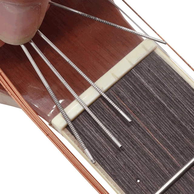 1 Set Guita Nut Slotting File Guitar Luthier Tool Guitar Fret Repairing Tool