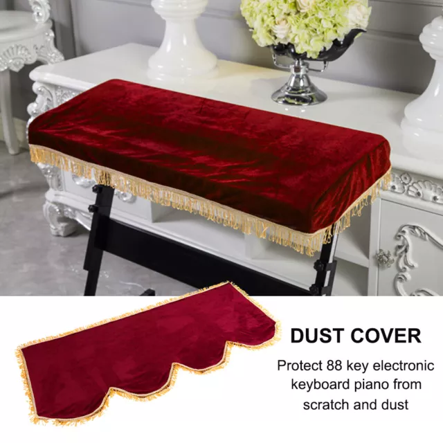 Piano Keyboard Dust Cover For 88 Key Electronic Piano Dustproof Cover Durable