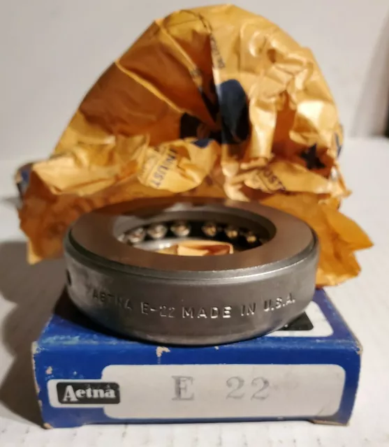 E22 Aetna New Precision Thrust Ball Bearing