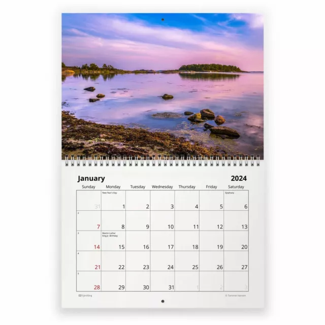 Sweden 2024 Wall Calendar 2