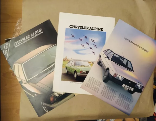 Chrysler Alpine Sales Brochures