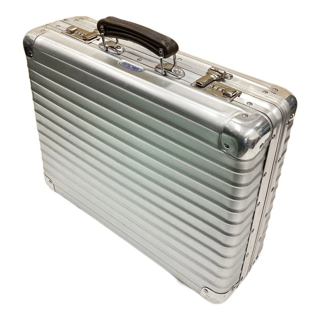 RIMOWA ATTACHE CASE 976.12 Classic Flight 24L Silver Vintage Rare