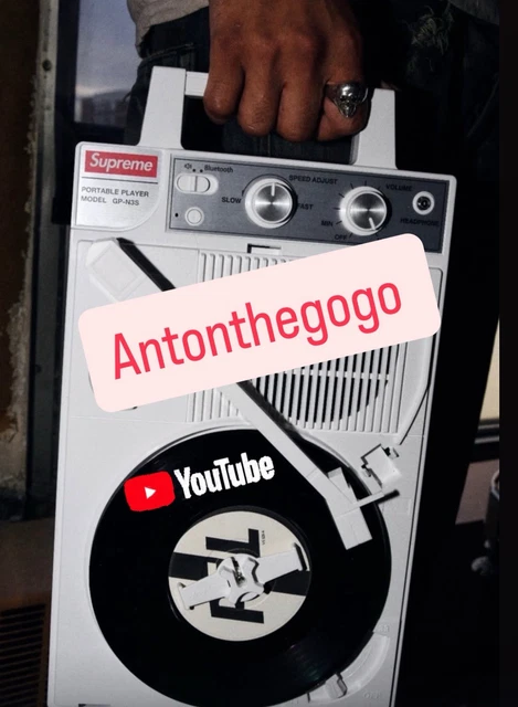 SUPREME ANABAS GP-N3S PORTABLE RECORD PLAYER Ship Now