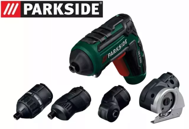 Parkside cordless screwdriver with interchangeable heads online