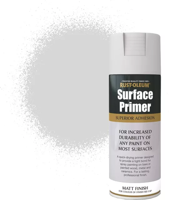 Rust-Oleum Spray Paint Surface Primer Various Colours