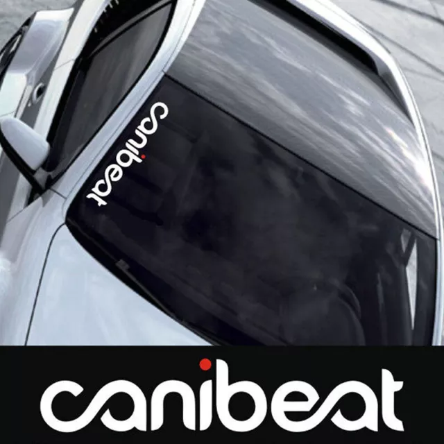 CANIBEAT Hellaflush Graphic Front Windshield Decal Vinyl Car Sport Sticker~p ZSY 2