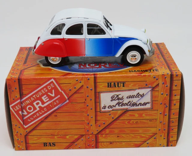 Miniature Norev Citroën 2CV6 Hippie 1974, échelle 1/43, En Boîte D'origine