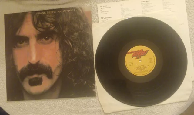 Frank Zappa Vinyl LP - Apostrophe (`).    A1 / B2.