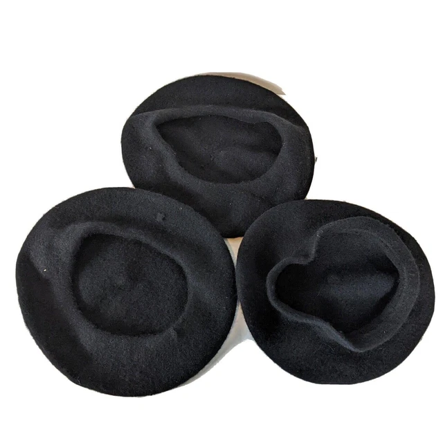 BLACK FELT HATS Halloween costume (3 total) £14.66 PicClick UK