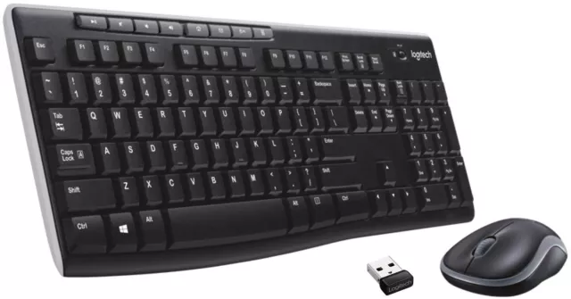 Combo Teclado Y Raton - Logitech Mk270 - Inalambrico -  Qwerty - Español - Nuevo