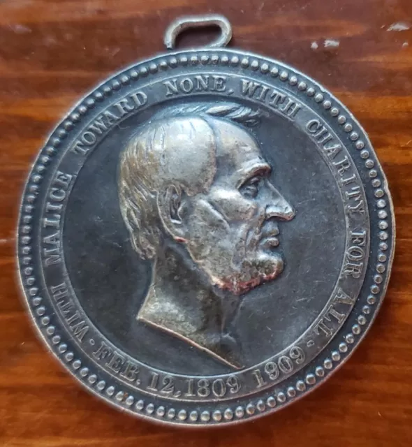 RARE - 1909 NY Times Lincoln Essay Medal - 1 of 1000 Awarded by Tiffany & Co.
