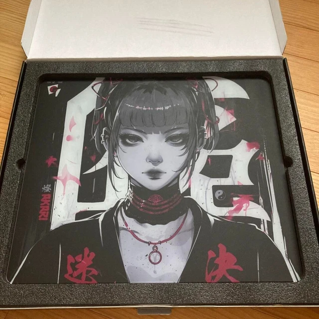 GLSSWRKS AkariPremiumガラスマウスパッド Red Japan GLSSWRKS Akari Premium 赤色 ガラス マウスパッド 日本