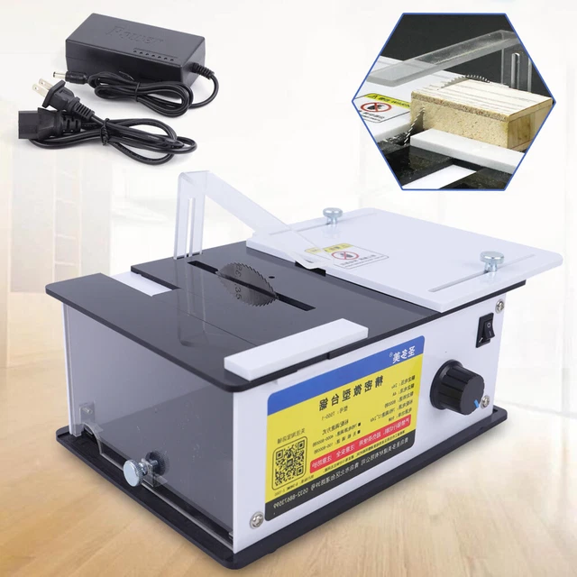 8000rpm Mini Table Saw Handmade DIY Woodworking Bench Lathe Cutting Machine 110V