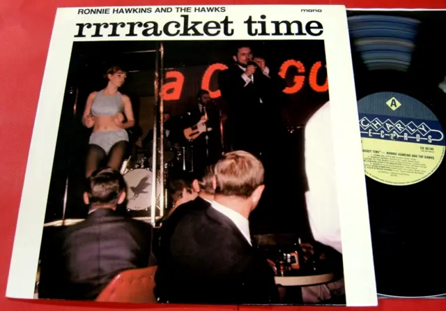 Ronnie Hawkins "RRRRACKET TIME" 1979, Reino Unido Charly CR 30180 Hermoso Casi Nuevo/Nuevo M