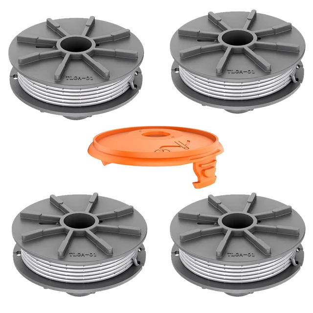 Bobine Et Couvercle Pour Débroussailleuse - Compatible SmallCut 300/350 Et EasyCut 400, Installation Sans Outil