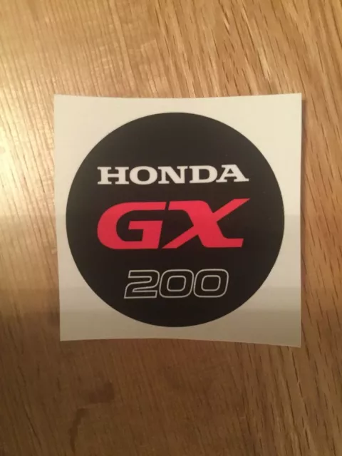 Honda GX160, GX200, GX240, GX270, GX390 (non-genuine) recoil sticker FREE P&P 2