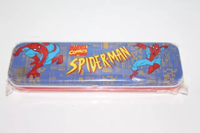 Plumier SPIDERMAN  (Marvel) NEUF sous Blister. Année : 1996 (Très Rare) ! école