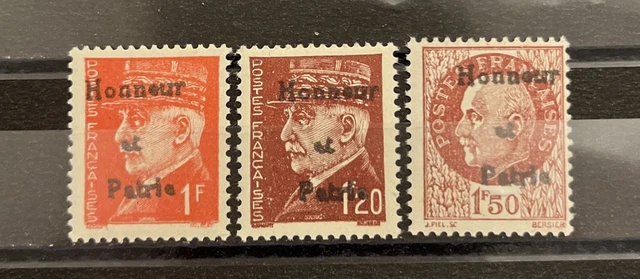 Timbre de collection France 1952 année complète chez